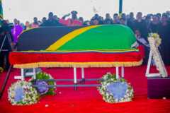 The burial of Tanzania's President John Magufuli