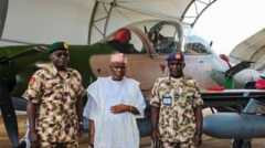 Nigerian Air Force receives military planes bought from the US