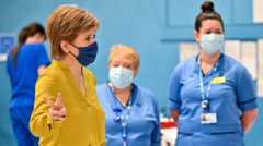 Nicola Sturgeon, pictured earlier this month