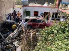 Место налета беспилотника