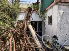 Место налета беспилотника