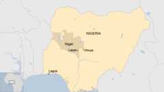 A map of Nigeria