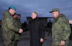 Путин на полигоне