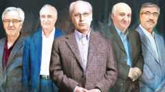 محمدمهدی بهکیش، حسن درگاهی، محمد طبیبیان، موسی غنینژاد و مسعود نیلی