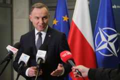 Lo ha detto il presidente polacco Andrzej Duda durante una conferenza stampa a Varsavia