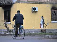 Рисунок Бэнкси в Гостомеле