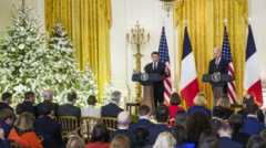 Байден и Макрон