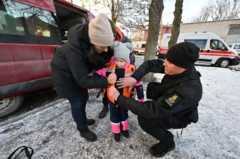 Ребенок в детском бронежилете