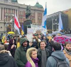 Акция в Белграде
