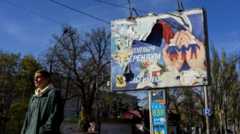 Плакат в Херсоне