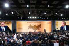 Пресс-конференция Путина в декабре 2019 года