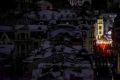 Ночной Киев без света