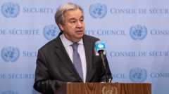 Ο Γενικός Γραμματέας Γκουτέρες σε συνέντευξη Τύπου