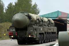 Ένας ρωσικός εκτοξευτής διηπειρωτικών βαλλιστικών πυραύλων. Φωτογραφία αρχείου