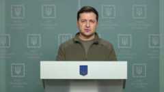 Madaxweynaha Ukraine Volodymyr Zelesnky