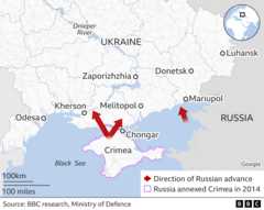 Χάρτης των προόδων του νότου