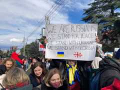 митинг в Тбилиси