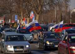 Пророссийская акция в Белграде