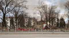 Театр в Мариуполе после авиаудара