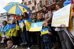 Проукраинская акция во Франкфурте