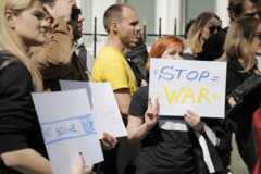 антивоенный митинг в лондоне