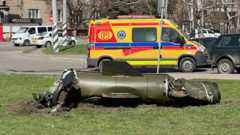 Image shows intact missile on ground