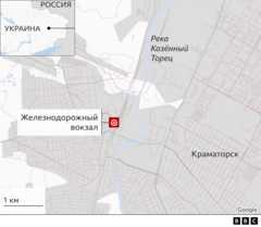 Карта Краматорска