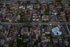 Разрушенный район города Ирпень