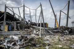 разрушенный ТЦ