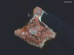 Остров Змеиный (спутниковое фото)