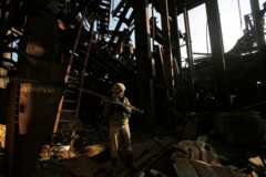 Украинский военнослужащий на шахте "Бутовка", 2019 год