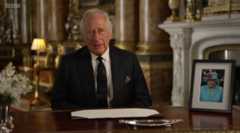 King Charles III delivers speech
