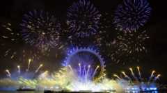 Лондон, фейерверк