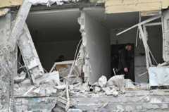 Херсон после обстрела, 29 января 2023 год