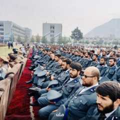 افسران آکادمی پلیس در کابل که در دوره طالبان فارغ التحصیل شدهاند