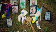 фотграфии погибщих украинских военных