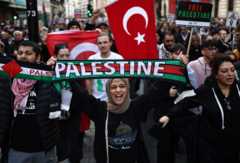 Filistin'e destek eylemi