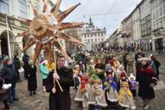 Рождественское шествие во Львове