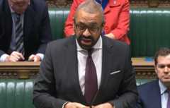 James Cleverly talking