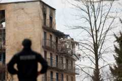 Спасательные работы в Ржищеве