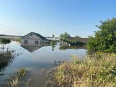 затопленное село у Днепра