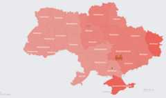 Карта воздушных тревог