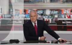 Huw Edwards presenting the Ten O'clock News in June 2022