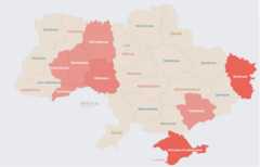 карта воздушной тревоги