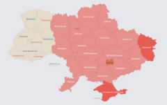 Карта воздушных тревог