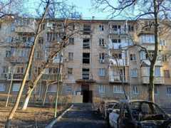 дом после обстрела