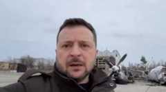 Кадр из обращения Владимира Зеленского