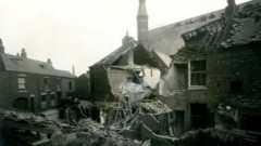 St Thomas' Terrace with the church behind