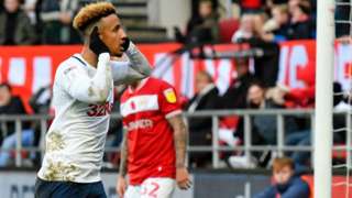 Callum Robinson of Preston North End celebrates scoring