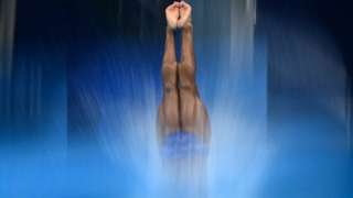 Egypt's Mohab Ishak competes in the preliminary round of the men's 3m springboard diving event during the Tokyo 2020 Olympic Games at the Tokyo Aquatics Centre in Tokyo on August 2, 2021.